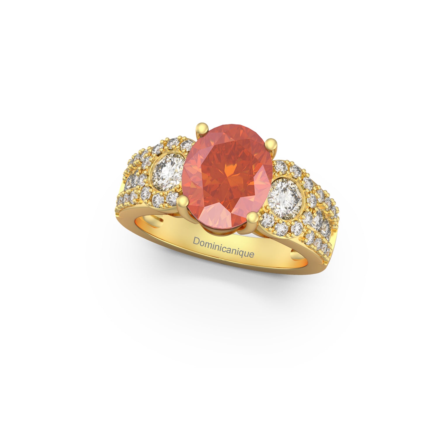 “RF85132" Ring with 2.50ct Dominicanique