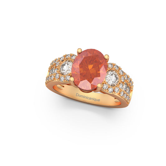 “RF85132" Ring with 2.50ct Dominicanique