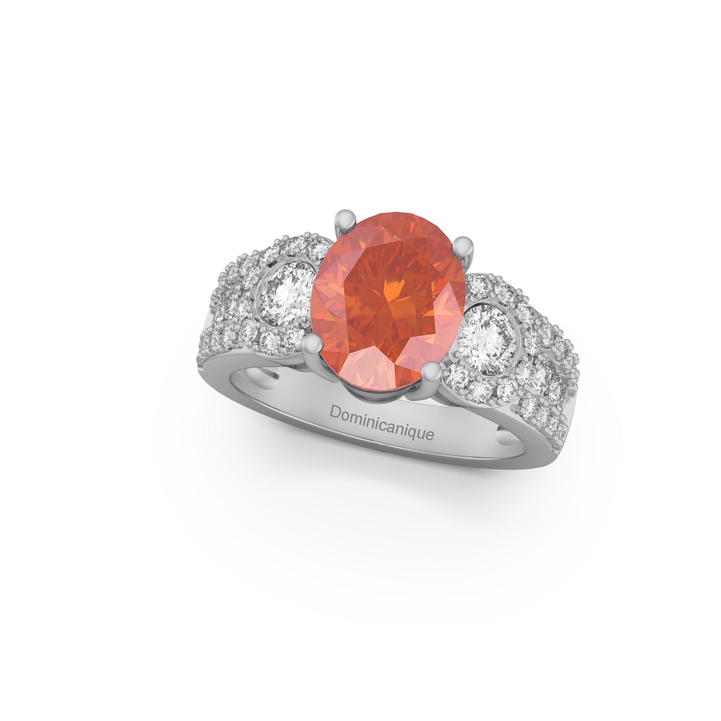 “RF85132" Ring with 2.50ct Dominicanique