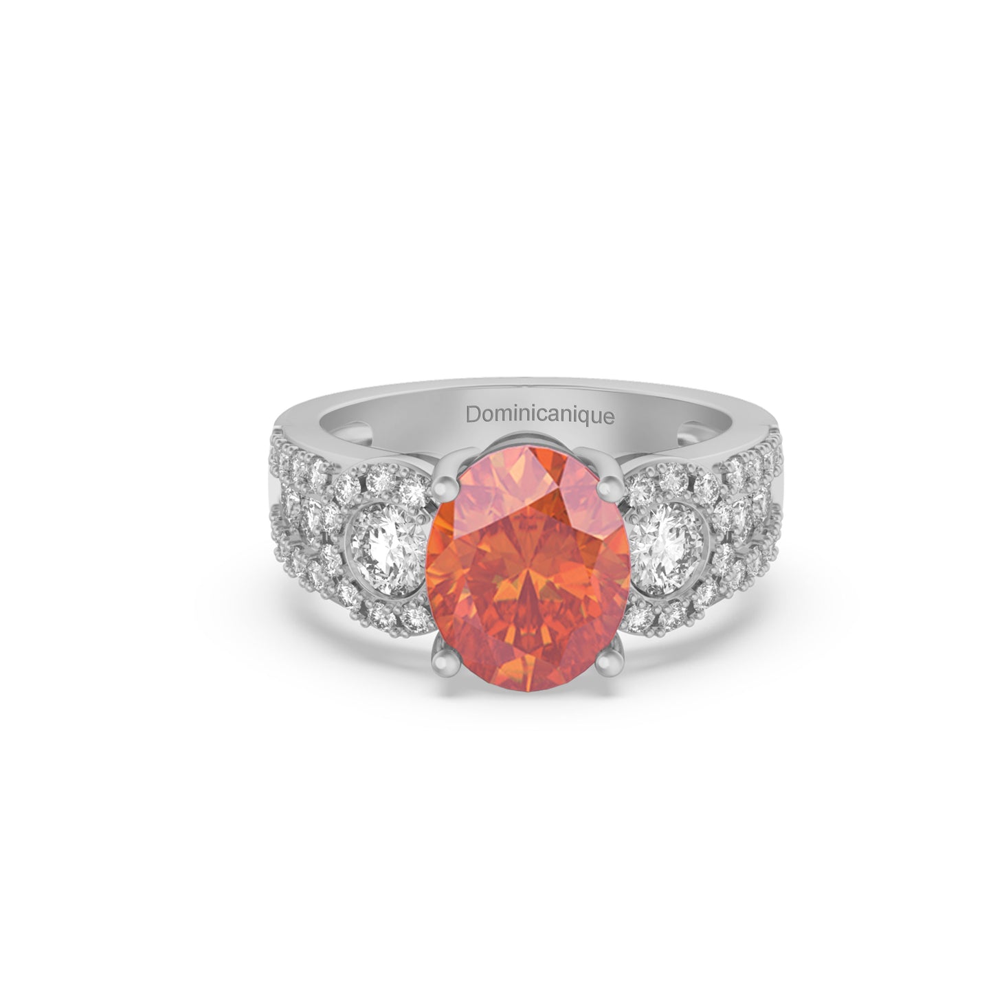 “RF85132" Ring with 2.50ct Dominicanique