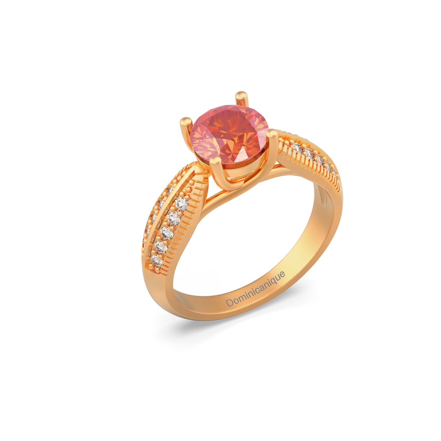 “RF85143" Ring with 1.00ct Dominicanique