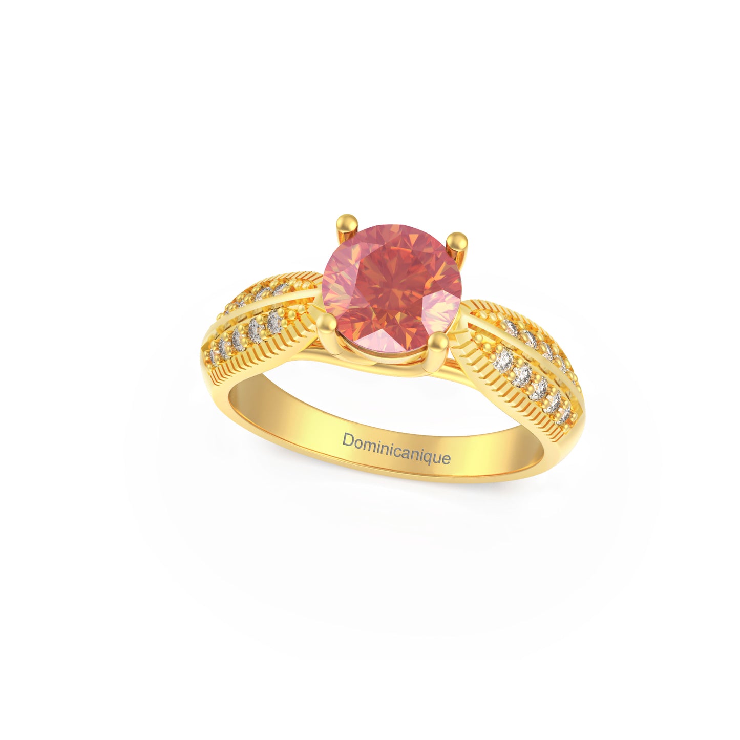 “RF85143" Ring with 1.00ct Dominicanique